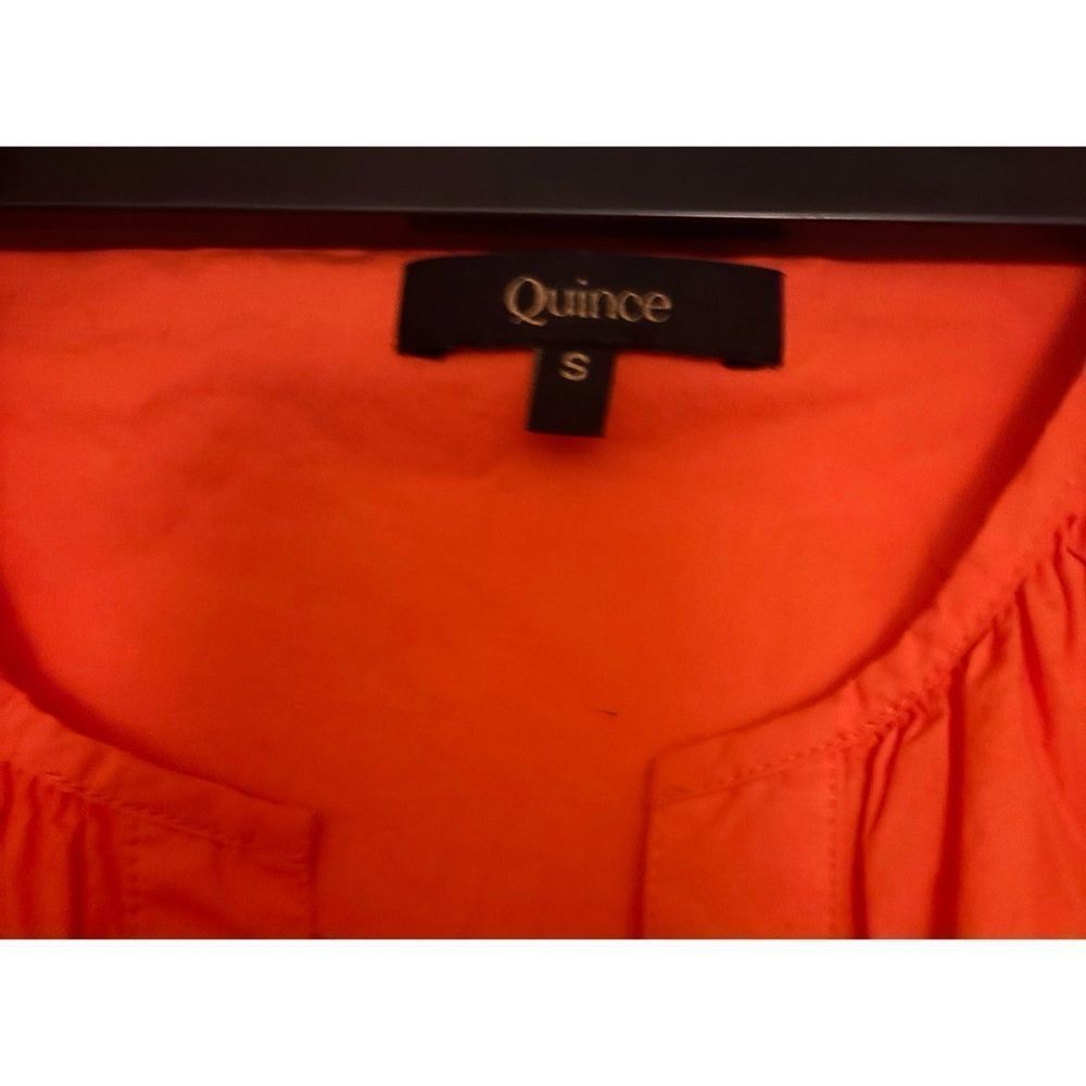 Quince Organic Cotton Poplin Tiered Maxi Dress Size S - Picture 7 of 8